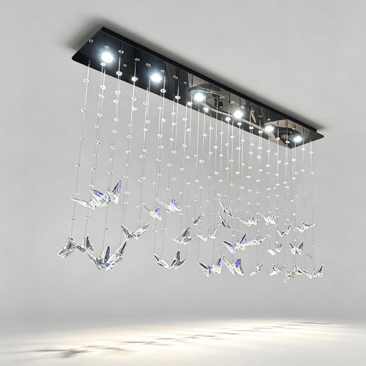 butterfly-crystal-chandelier-ambient-glow-contemporary-dining-room