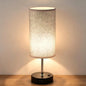 Modern Touch Bedside Table Lamp with USB-C & USB Charging Ports | 3-Way Dimmable Nightstand Lamp