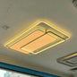 Modern LED Flush Mount Ceiling Light with Remote | Dimmable 3CCT for Living Room Bedroom